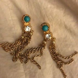 Lilly Pulitzer Turquoise Chandelier Earrings